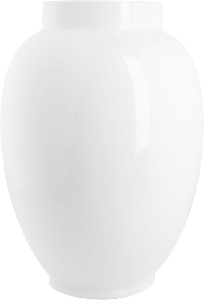 Ваза керамическая объемная с широким горлышком 54 см Bubble белая