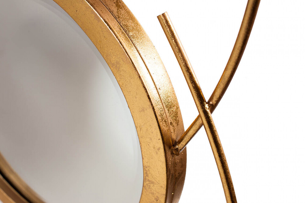 Зеркало-солнце золотое декоративное диаметр 80 см
