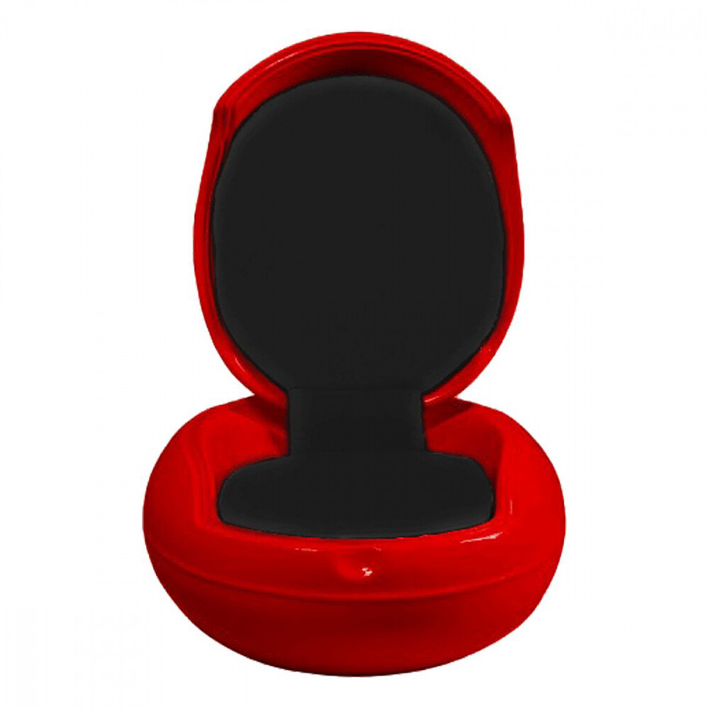 Кресло-яйцо складное красно-черное Garden Egg Chair