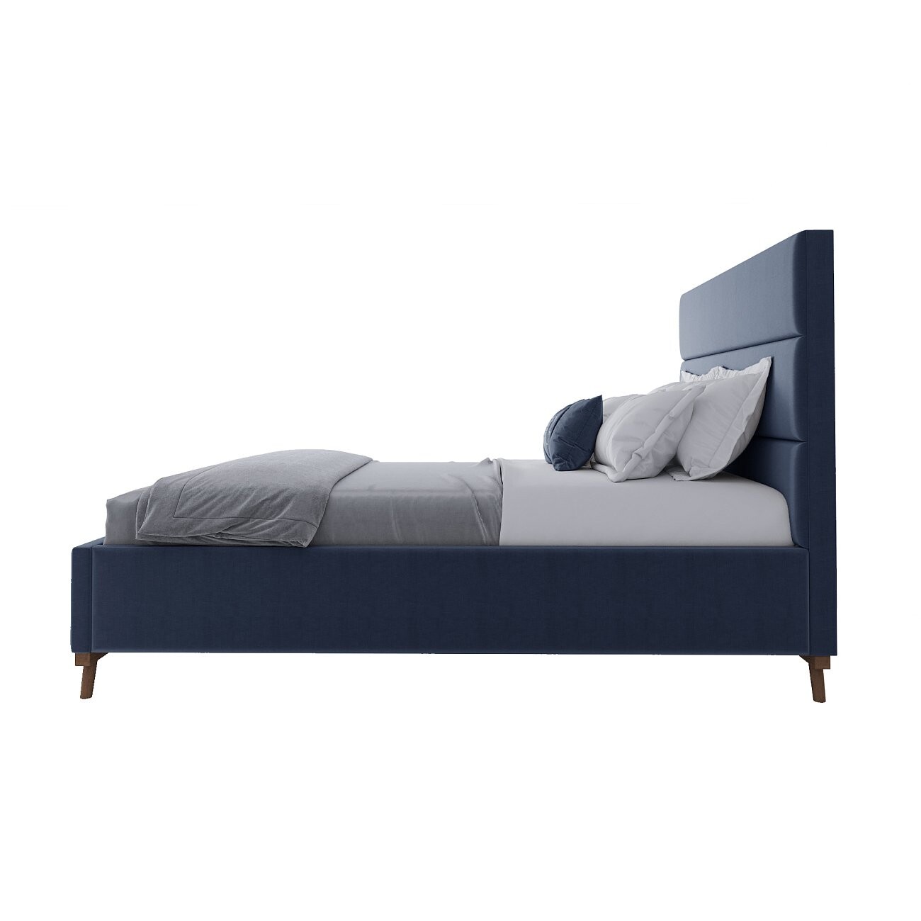 Кровать двуспальная 160х200 синяя Cooper Blueberry - изображение 3