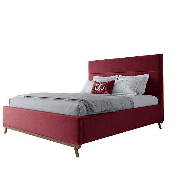 Кровать двуспальная 160х200 красная Cooper Pumpkin - изображение 1