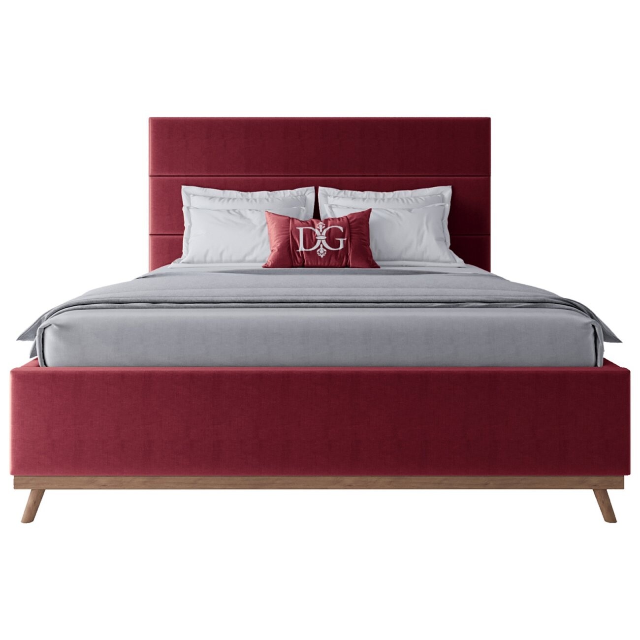 Кровать двуспальная 160х200 красная Cooper Pumpkin - изображение 2