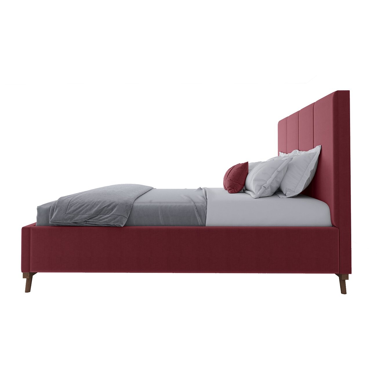 Кровать двуспальная 180х200 красная Carter Pumpkin - изображение 3