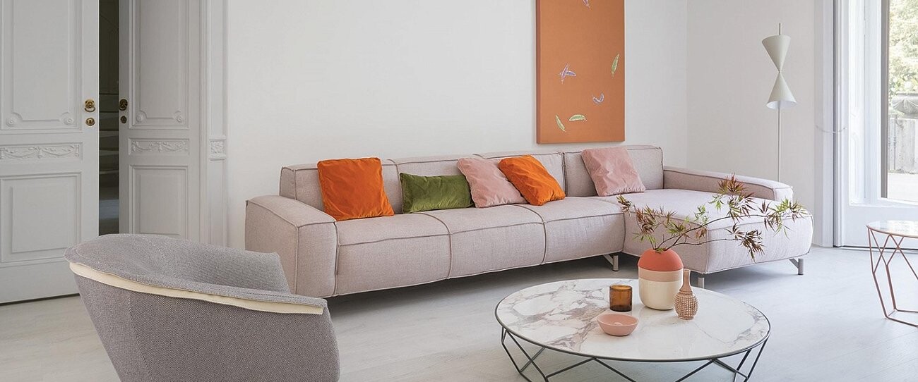 Диван Peanut Air прямой голубой - изображение 3