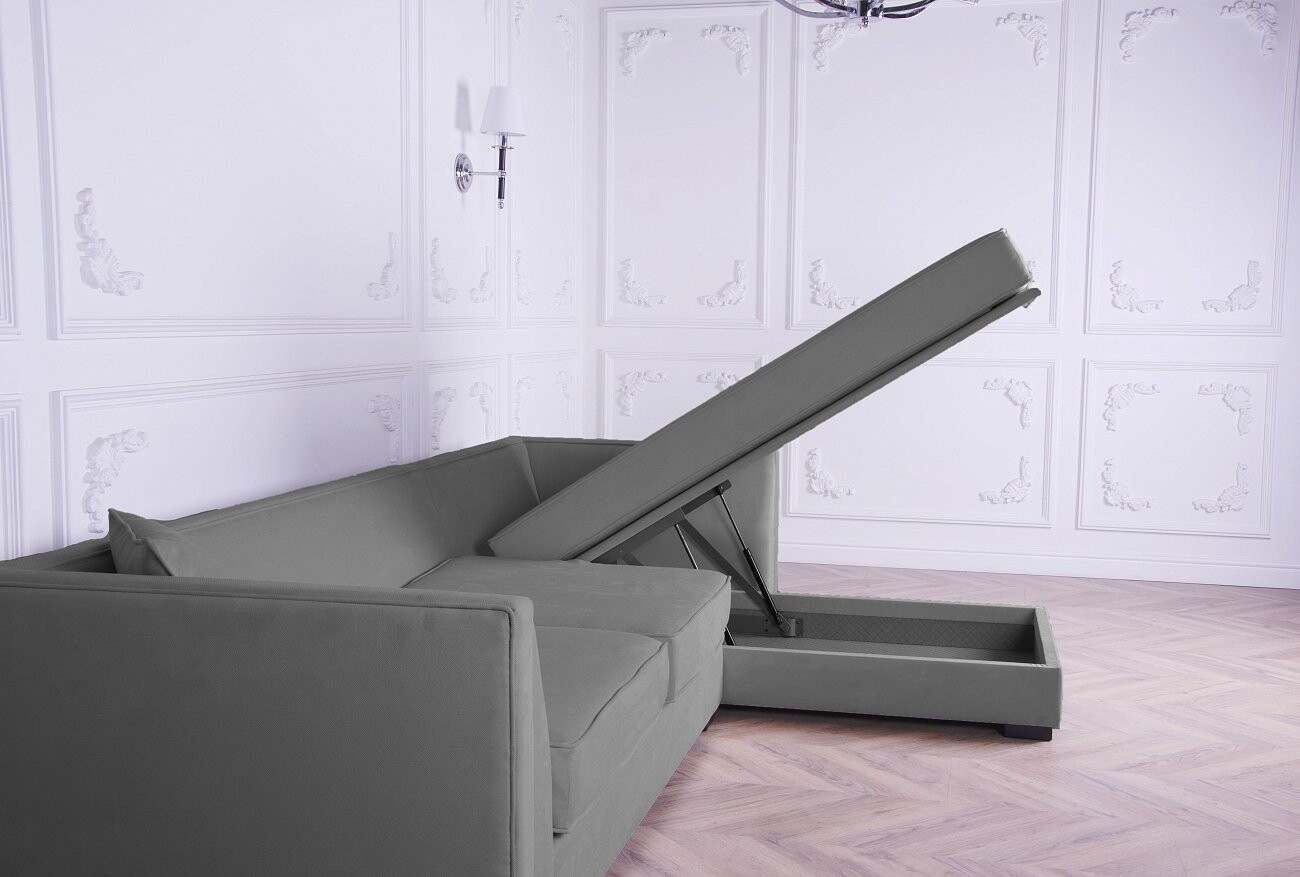 Диван Richard Sofa угловой серый - изображение 2