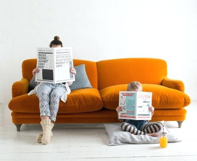 Диван Pudding прямой голубой - изображение 12