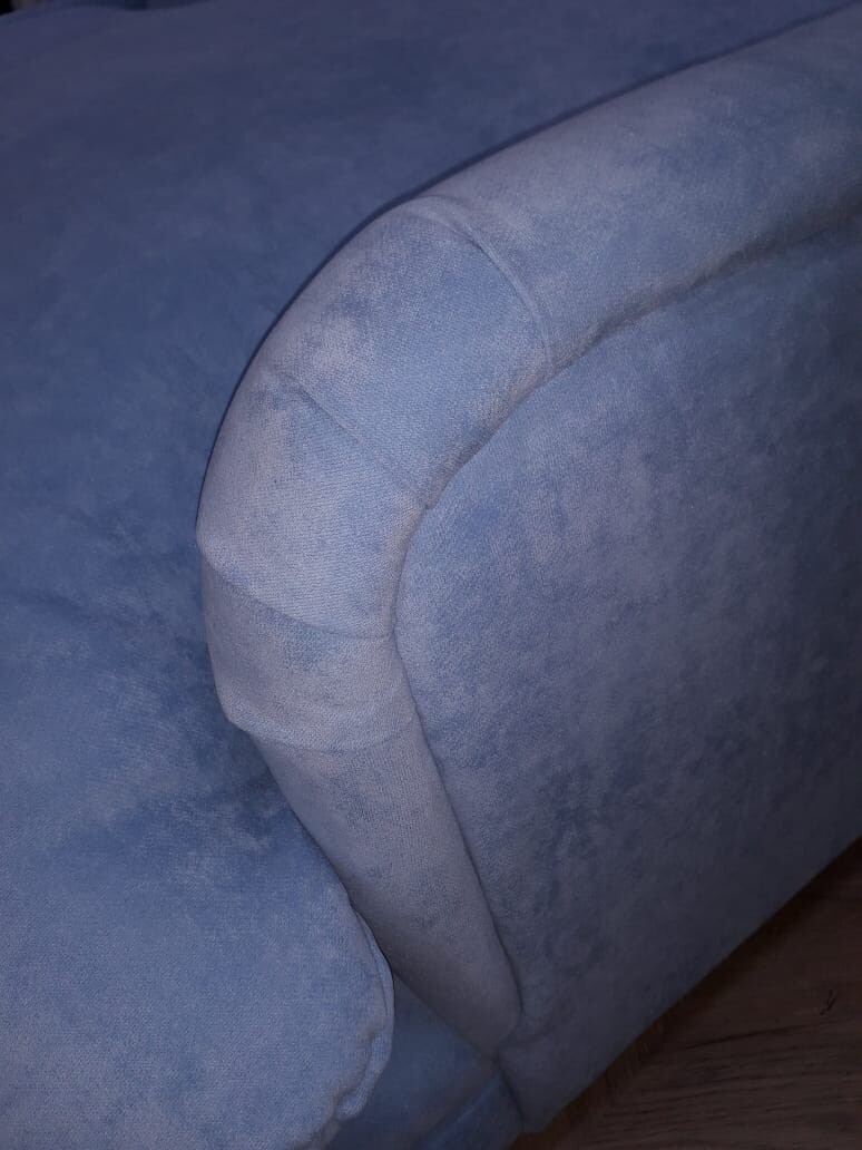 Диван Pudding прямой голубой - изображение 14