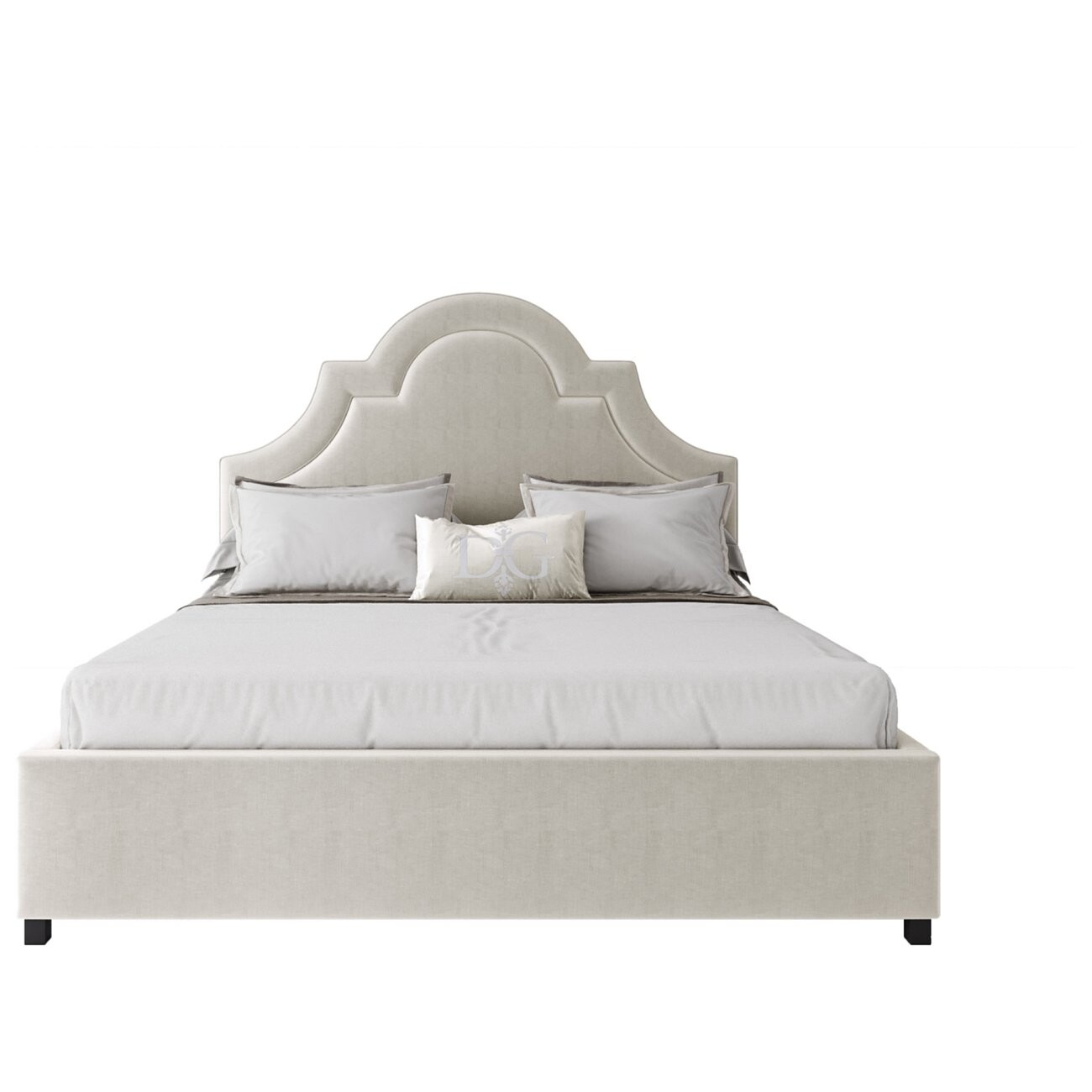 Кровать Kennedy Talc двуспальная 160х200 белая - изображение 2