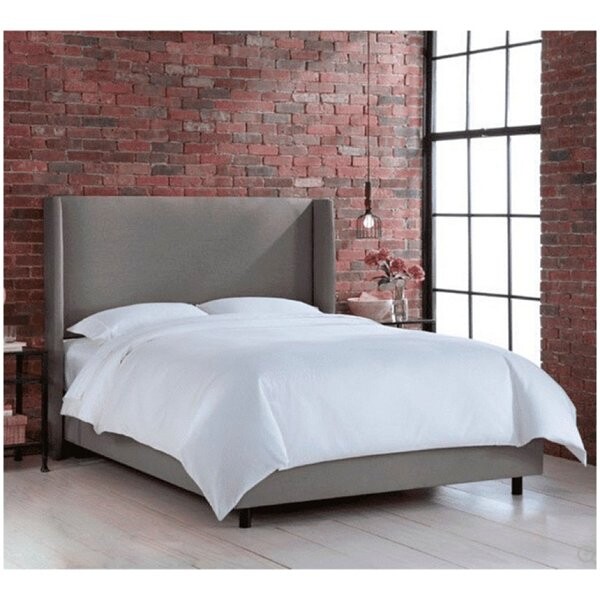 Кровать двуспальная 200х200 черная Kelly Wingback Terra Black(TM-6) черный - изображение 1