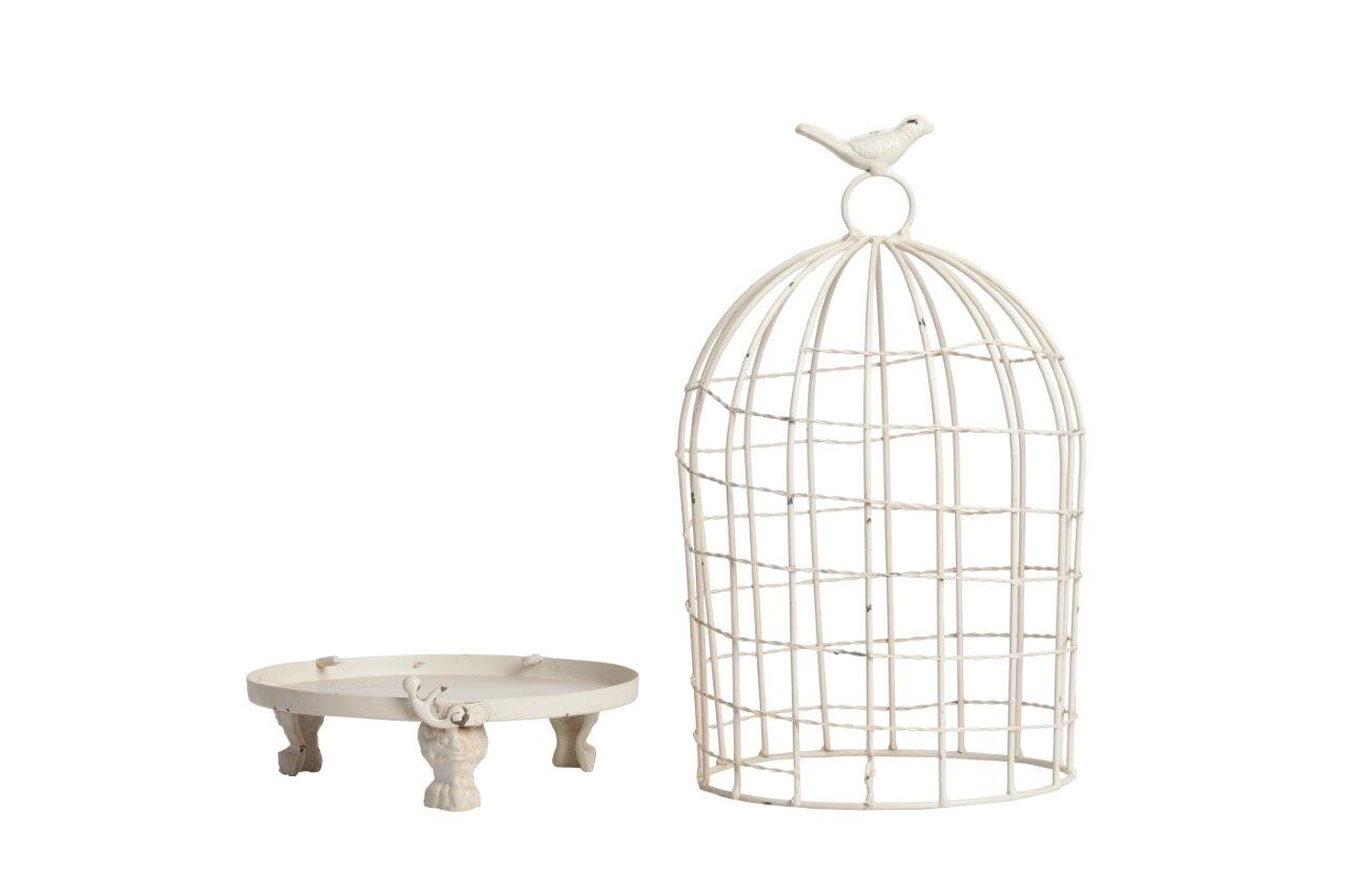 Статуэтка декоративная металлическая 34з18 см кремовая Articoli Grande Cream - изображение 2