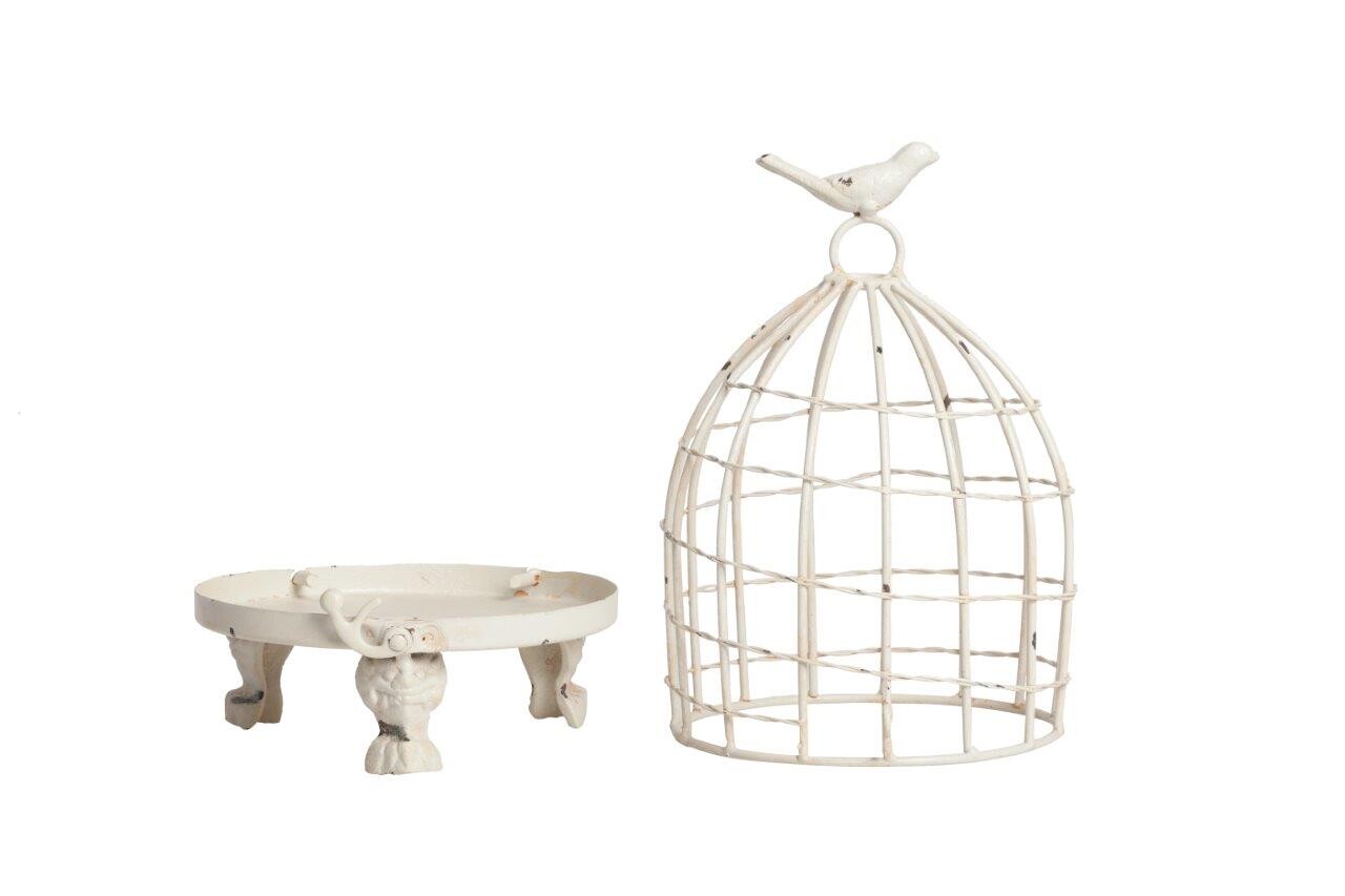 Клетка декоративная бежевая Articoli Piccolo Cream - изображение 3