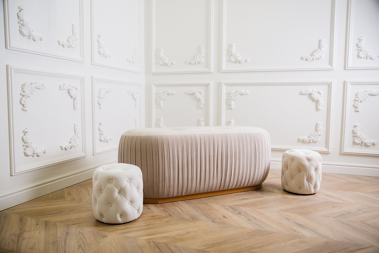 Пуф SOUFFLE большой молочный - изображение 2