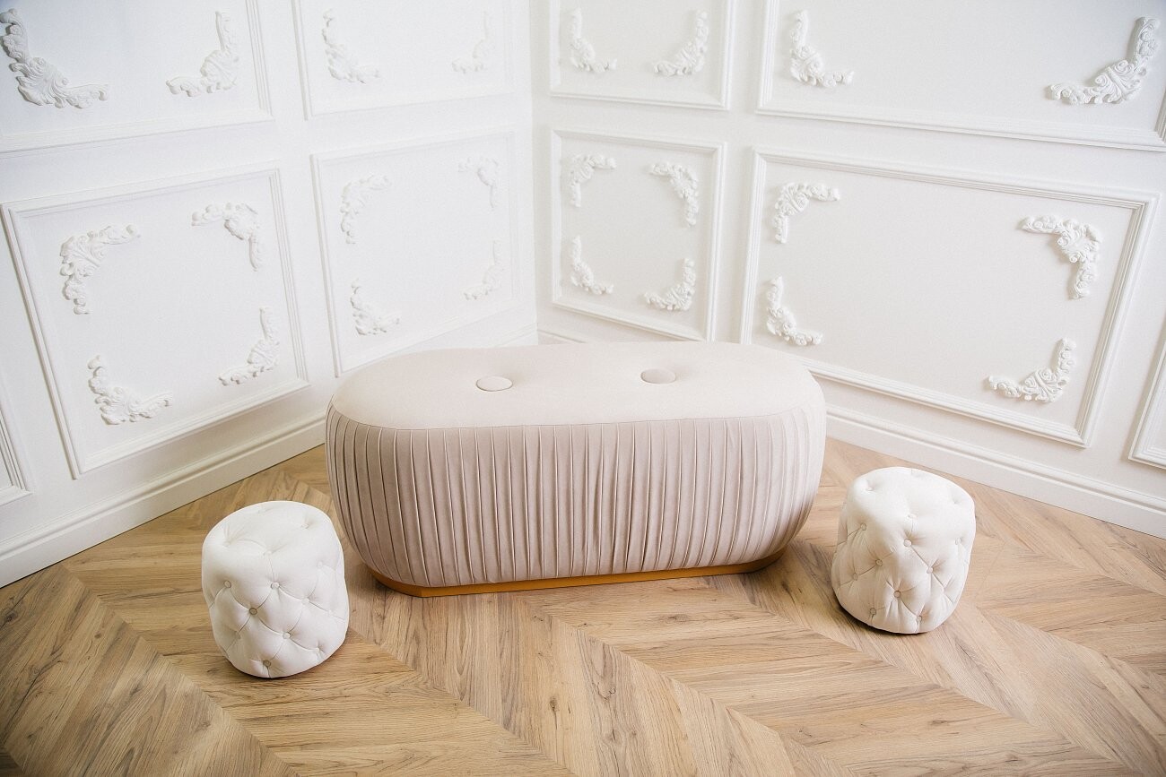 Пуф SOUFFLE большой молочный - изображение 3