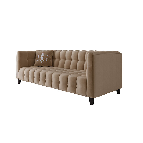 Диван Nara прямой коричневый - изображение 1