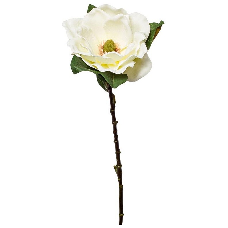 Искусственный цветок "Магнолия" белая 72 см (12) - изображение 2