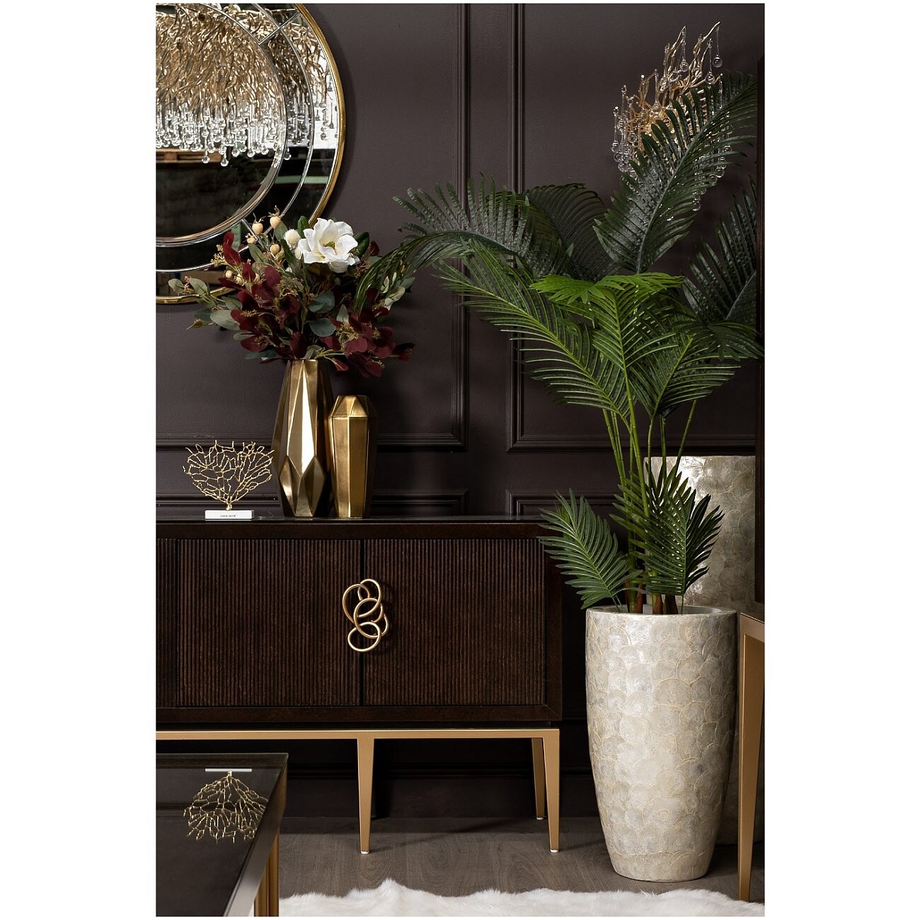 Искусственный цветок "Магнолия" белая 72 см (12) - изображение 3