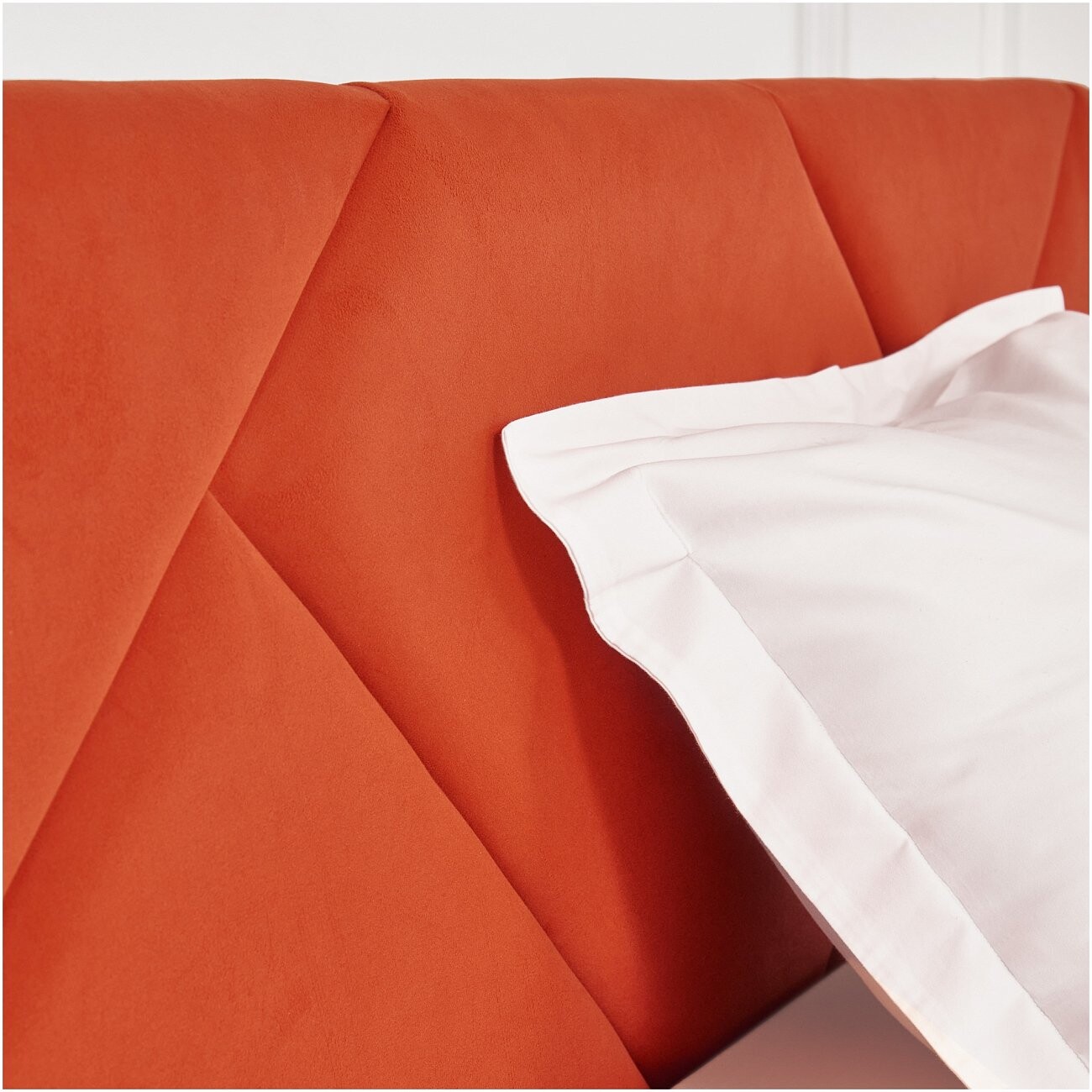 Кровать двуспальная с подъемным механизмом и ящиком для белья 160х200 оранжевая, дикий дуб Fly - изображение 2