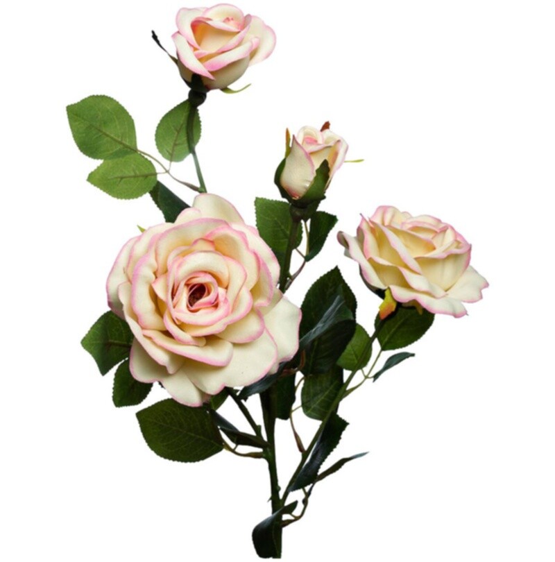 Искусственный цветок "Роза" чайная 80 см (12)