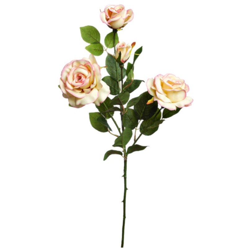 Искусственный цветок "Роза" чайная 80 см (12)