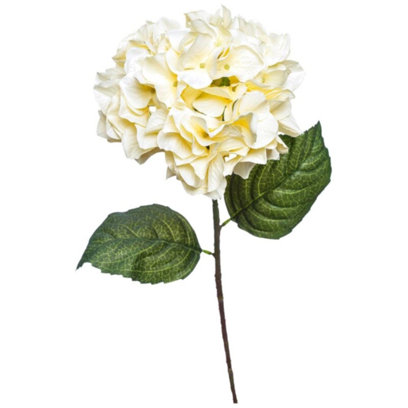 Искусственный цветок "Гортензия" кремовая 85 см (12)