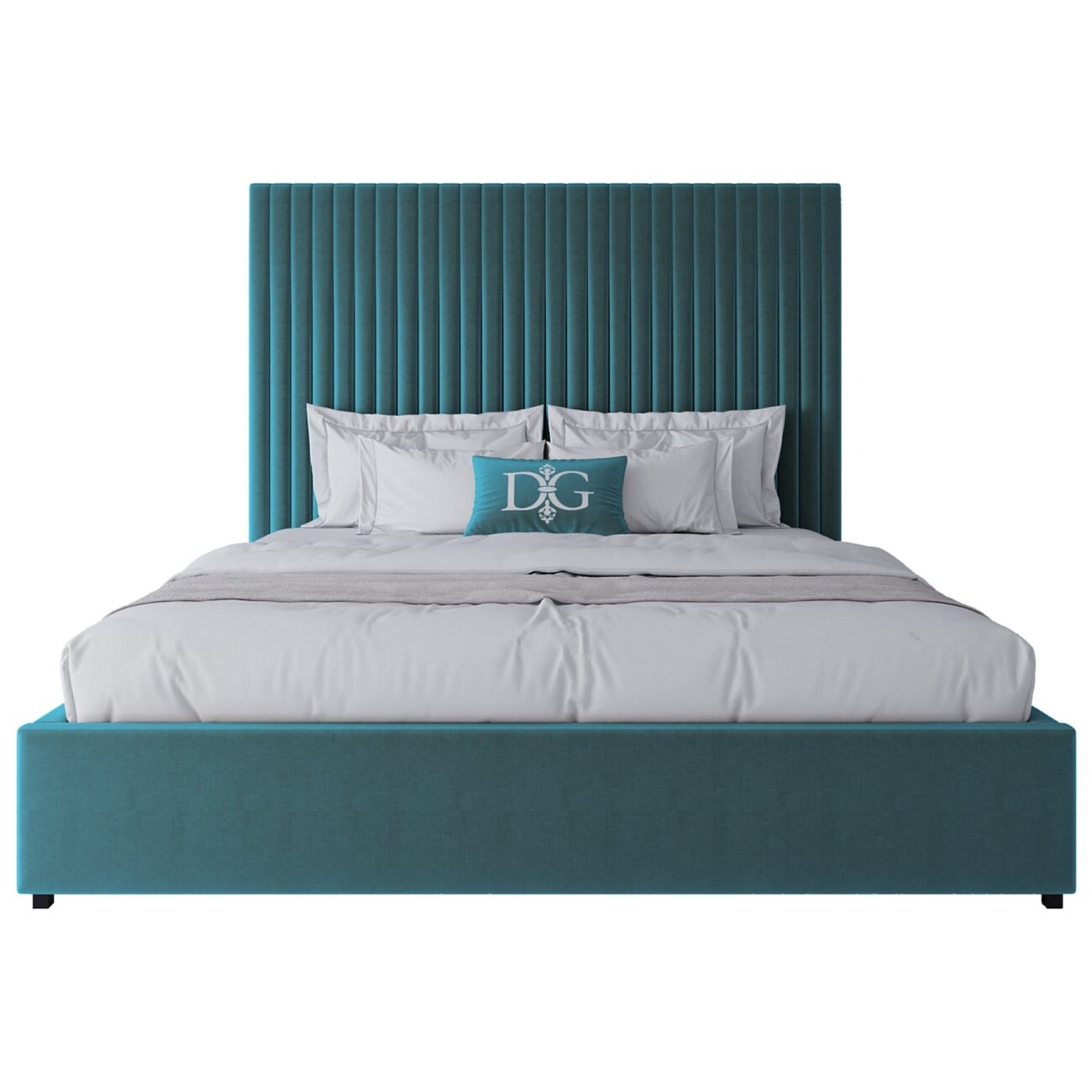 Кровать двуспальная 180х200 морская волна Mora - изображение 2