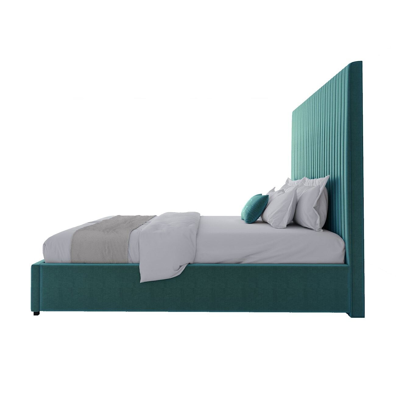 Кровать двуспальная 180х200 морская волна Mora - изображение 3