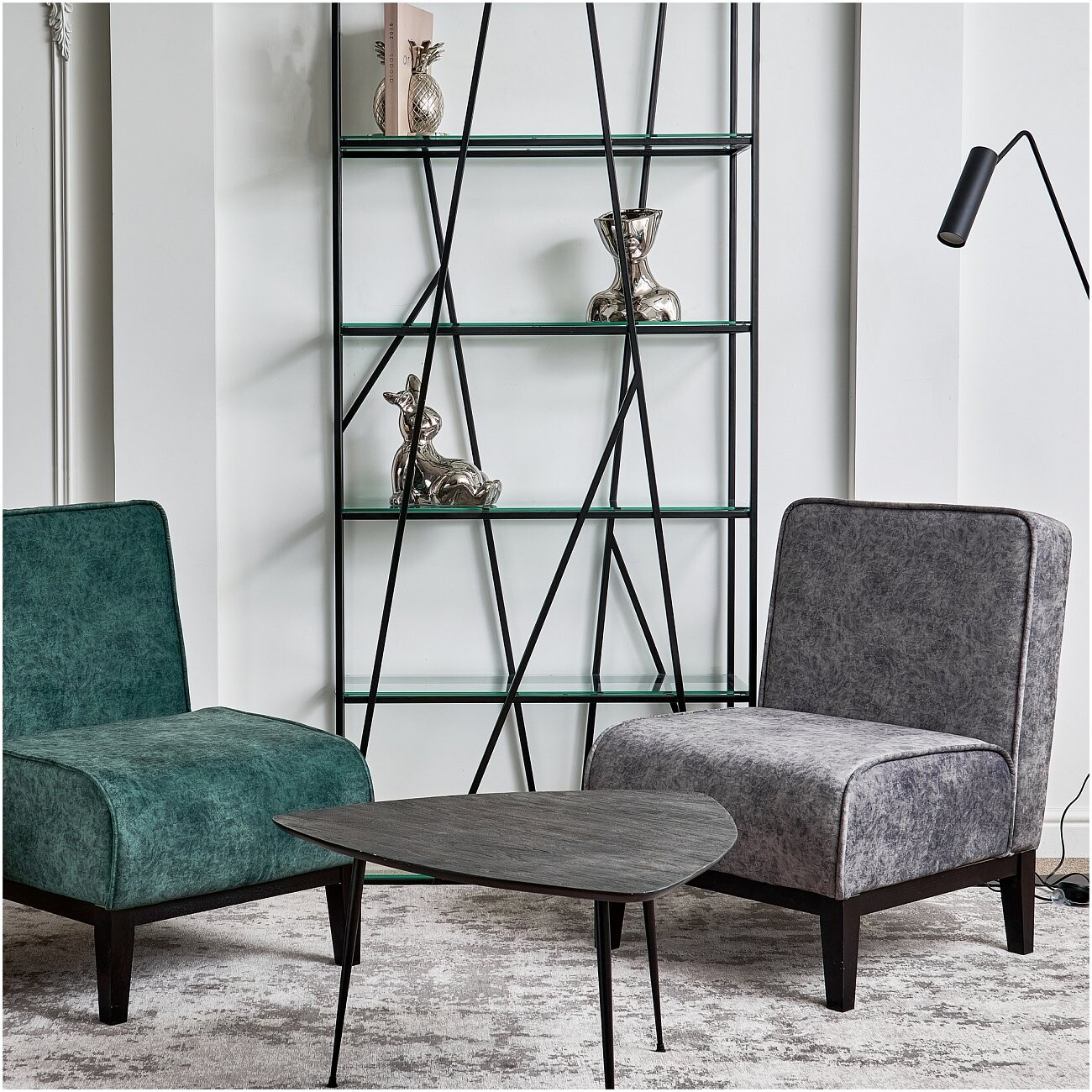 Кресло мягкое "Тренд", серое - изображение 2