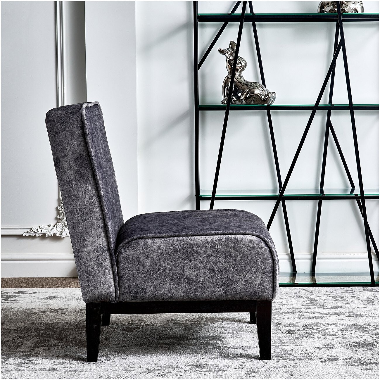 Кресло мягкое "Тренд", серое - изображение 6