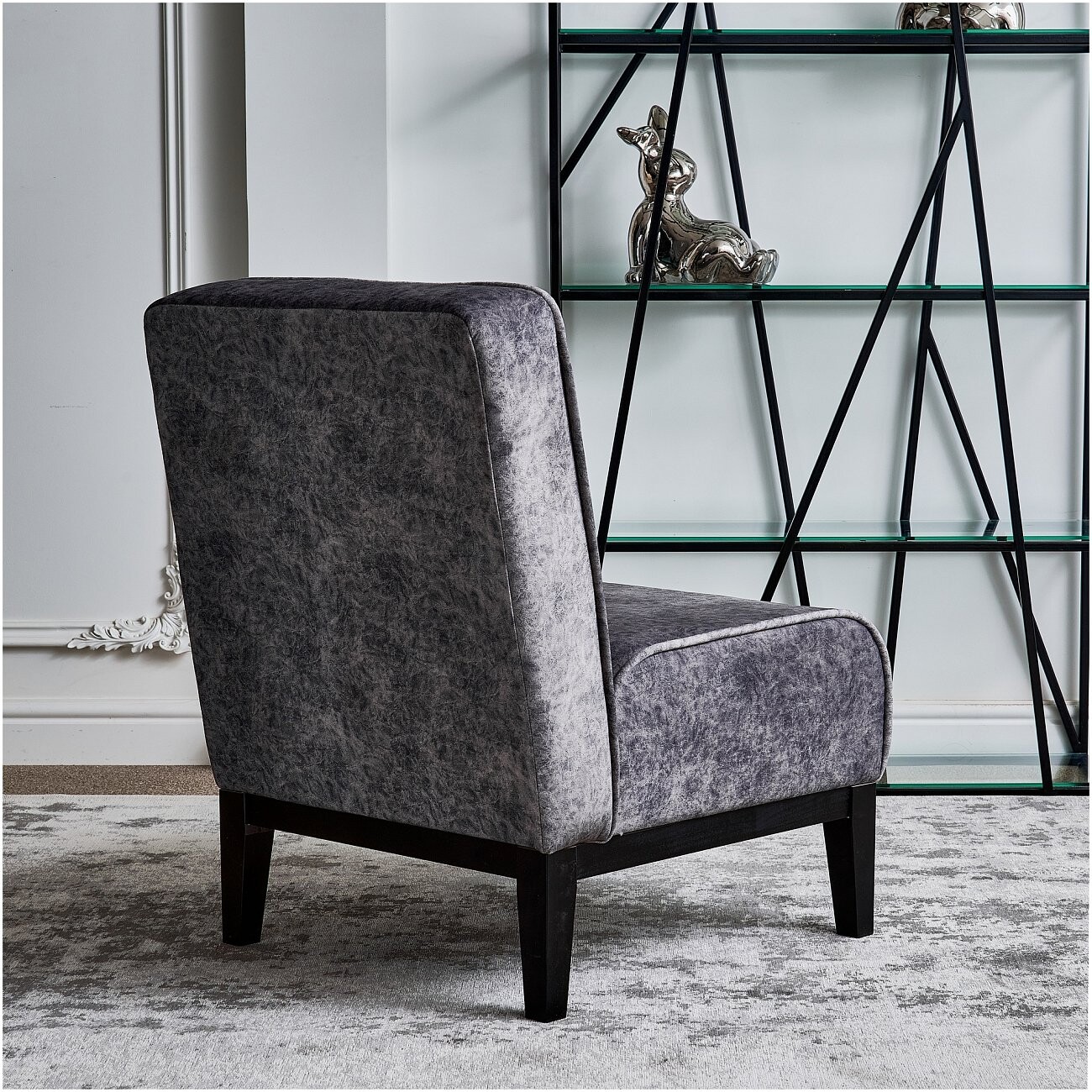 Кресло мягкое "Тренд", серое - изображение 7