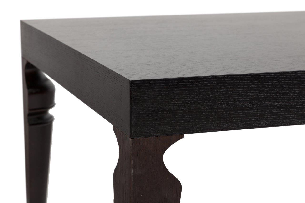 Обеденный стол черный прямоугольный 160 см Ferretta Black One - изображение 3
