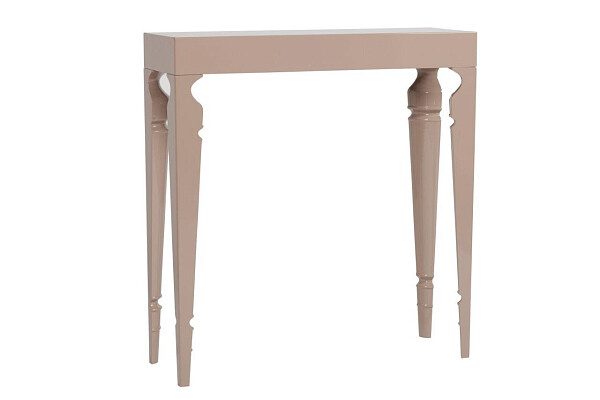 Консоль бежевая с резными ножками Carrie One Grey-Beige - изображение 1