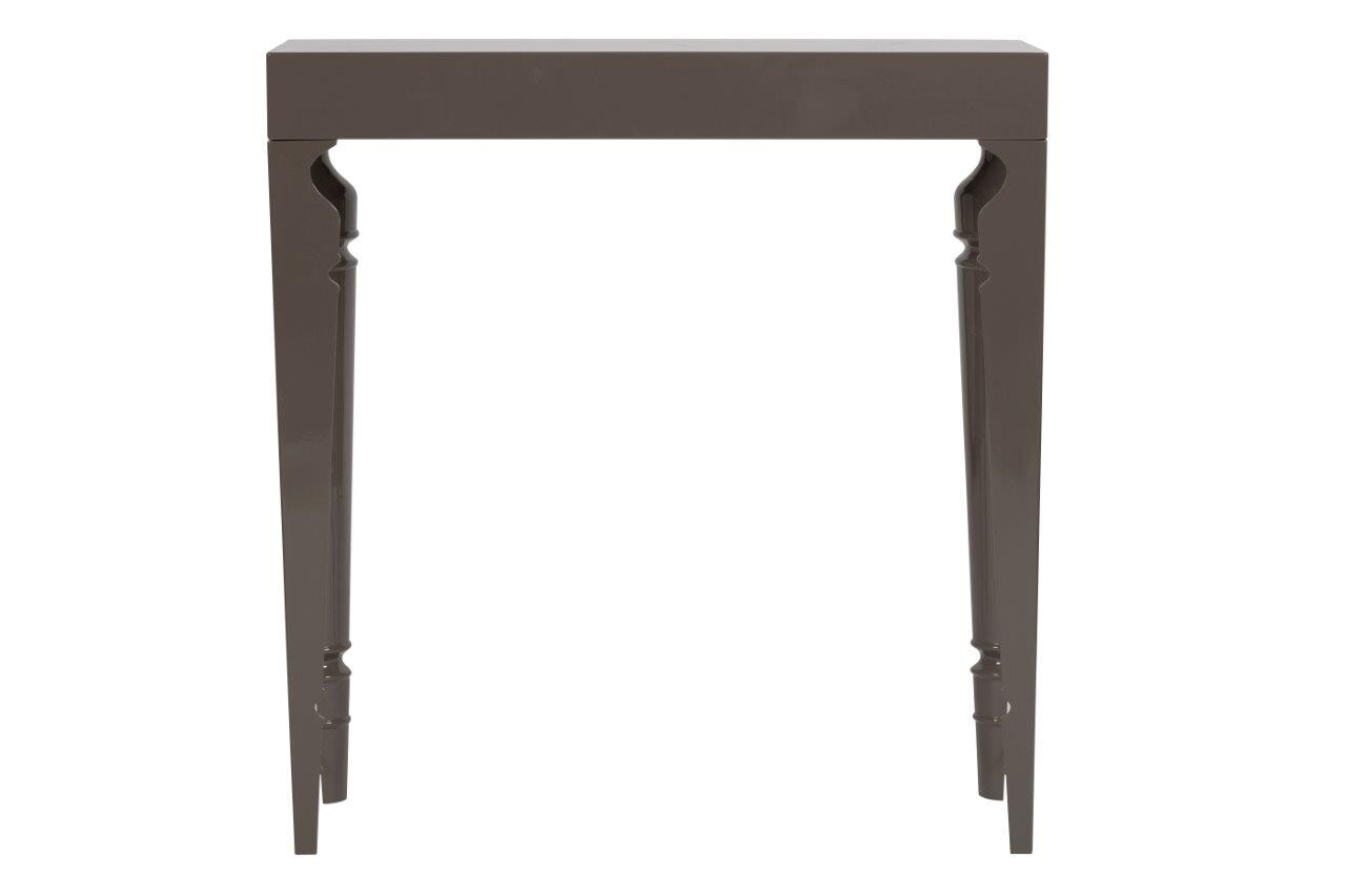 Консоль серая с резными ножками Carrie One Grey - изображение 2