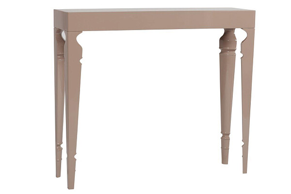 Консоль бежевая с резными ножками Carrie Two Grey-Beige - изображение 1