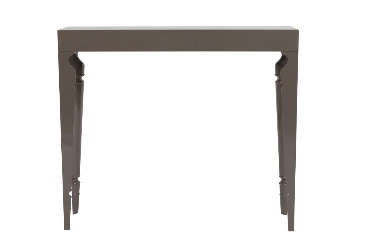 Консоль коричневая с резными ножками Carrie Two Grey - изображение 2