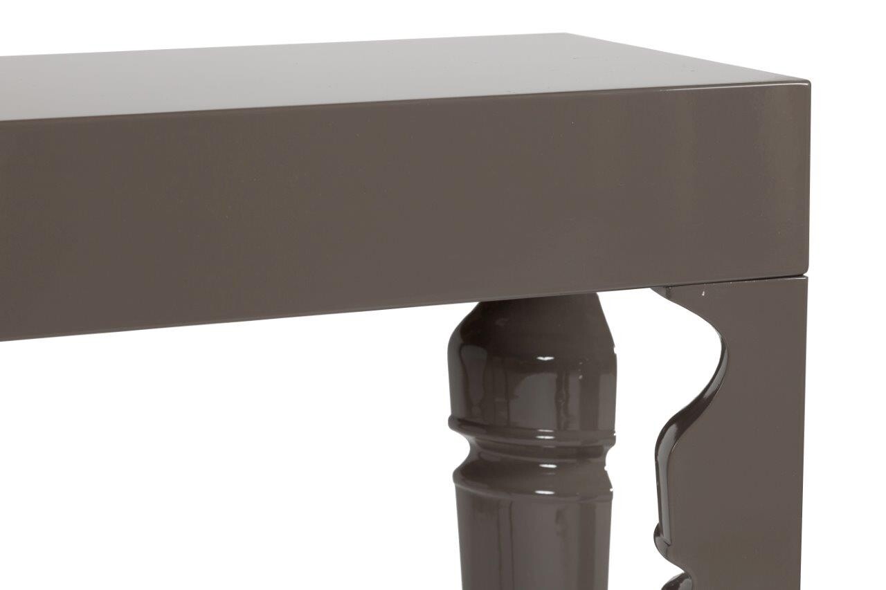 Консоль коричневая с резными ножками Carrie Two Grey - изображение 3