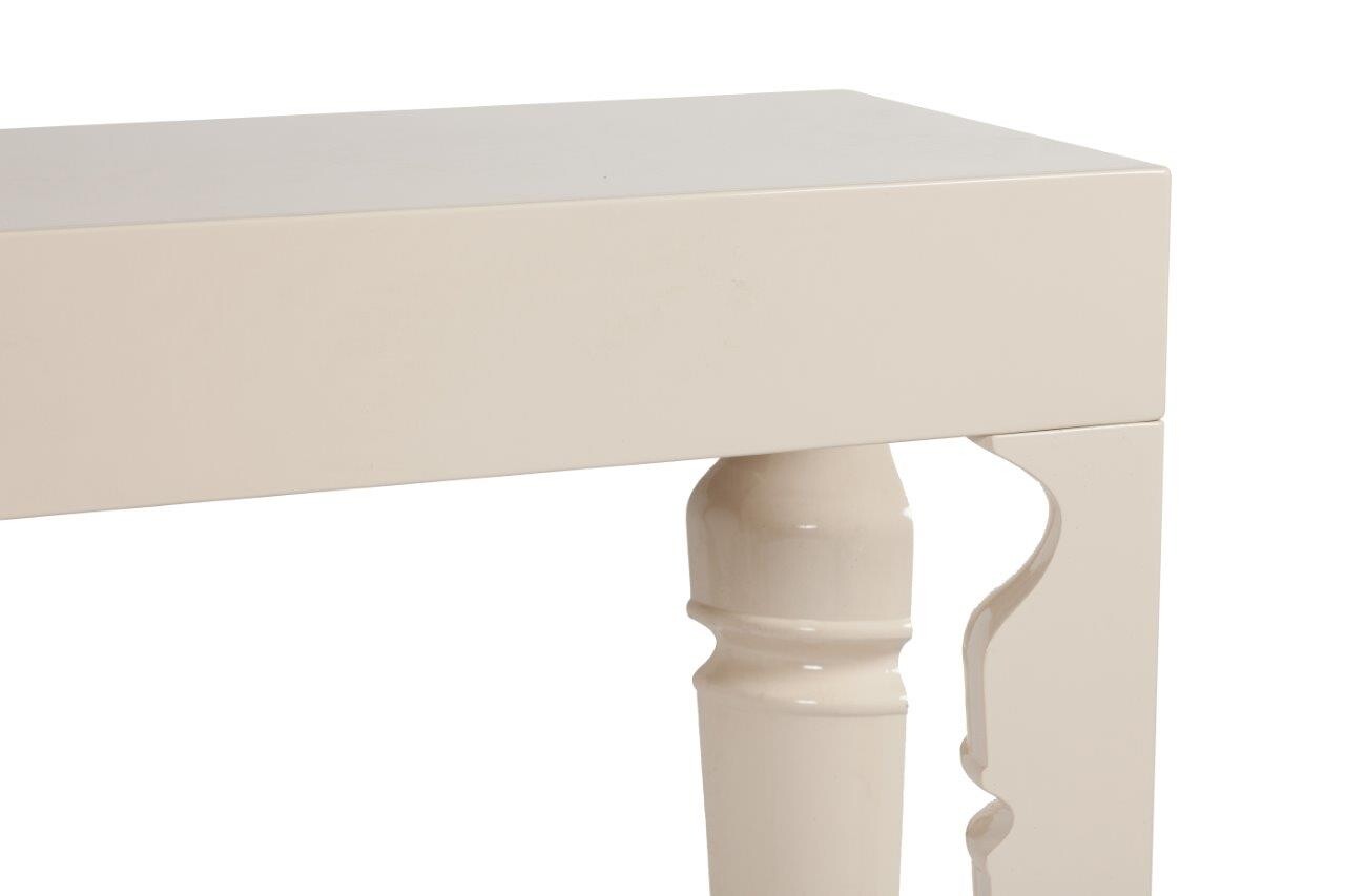 Консоль белая с резными ножками Carrie Two Ivory - изображение 3