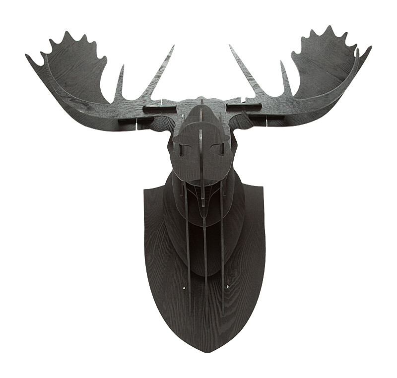 Декоративная голова лося Huge Black - изображение 2