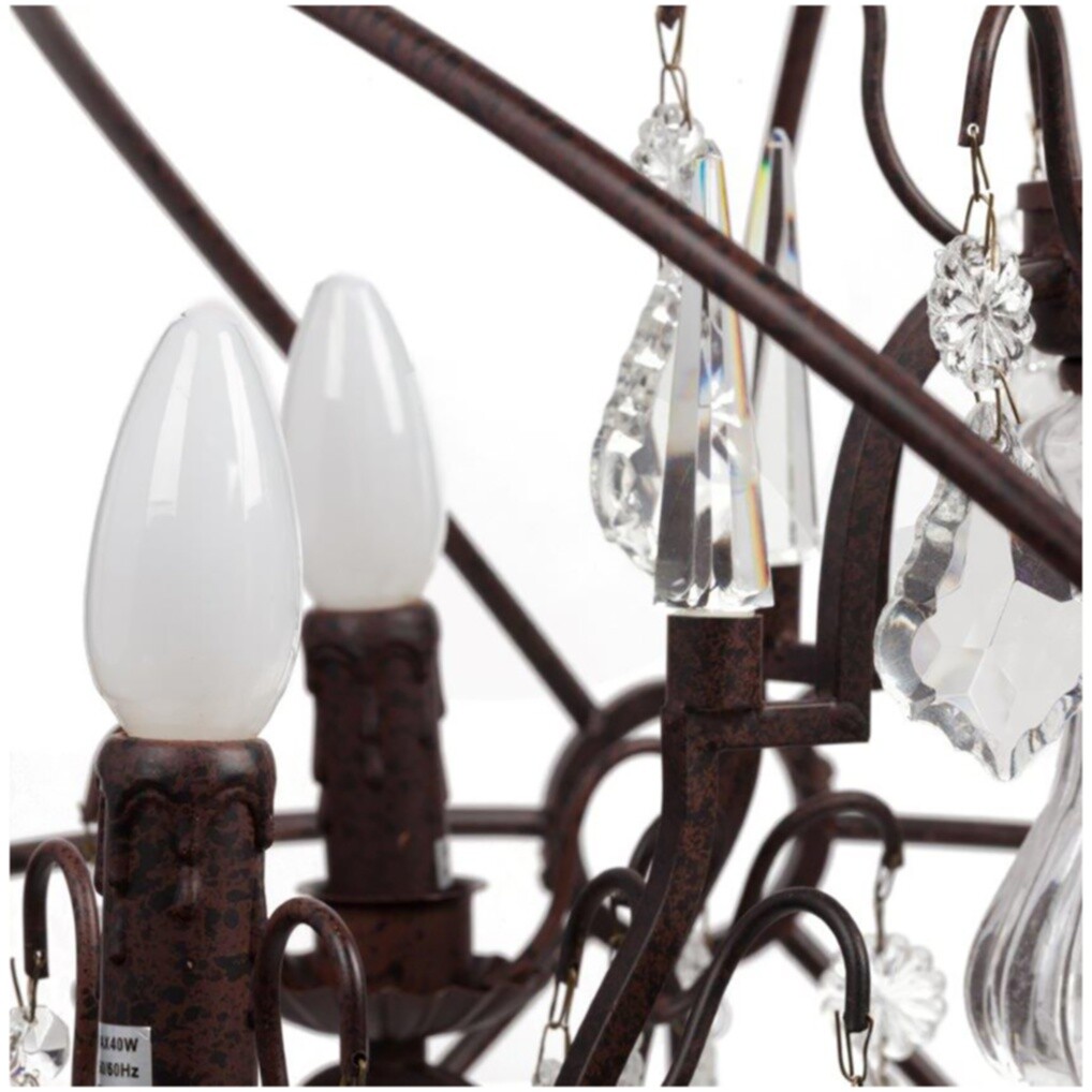 Люстра Foucault's Orb Crystal (64*60*50) коричневая - изображение 3