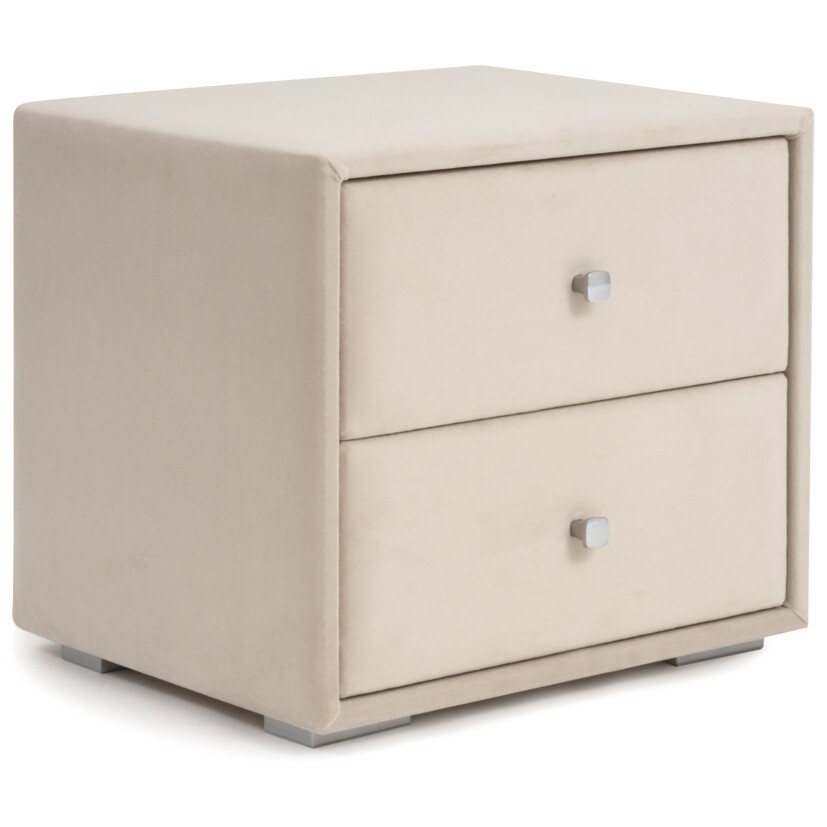 Тумба прикроватная с двумя ящиками кремовая "Эстетика" - изображение 8