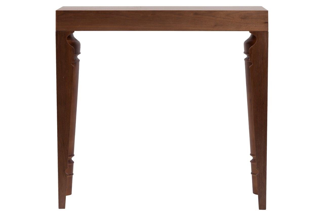 Консоль деревянная с резными ножками Carrie One Walnut - изображение 3