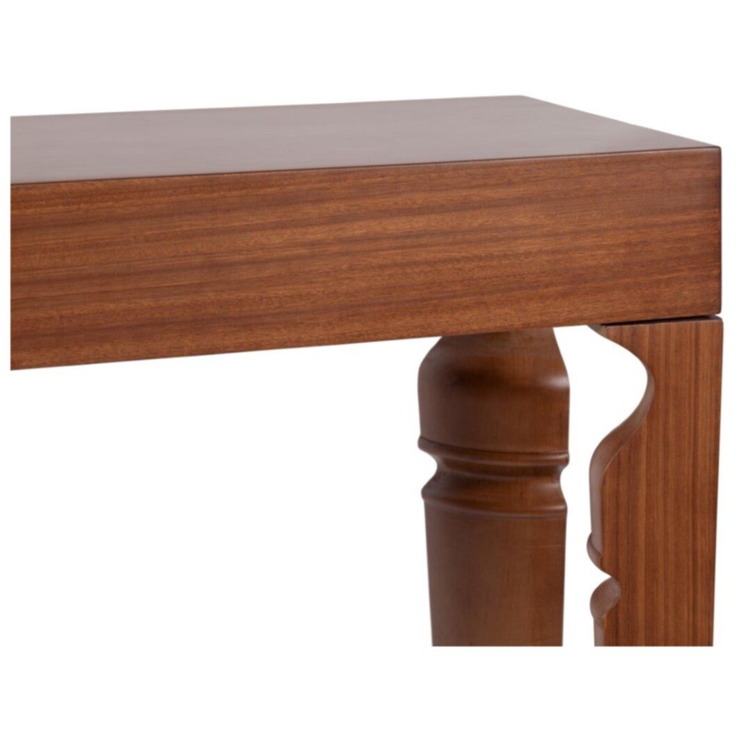 Консоль деревянная с резными ножками Carrie One Sand - изображение 2