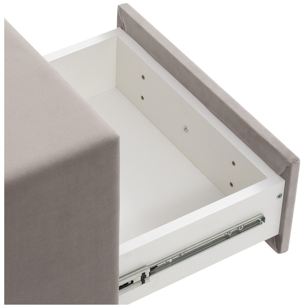 Тумба прикроватная с двумя ящиками мокко "Эстетика" - изображение 4