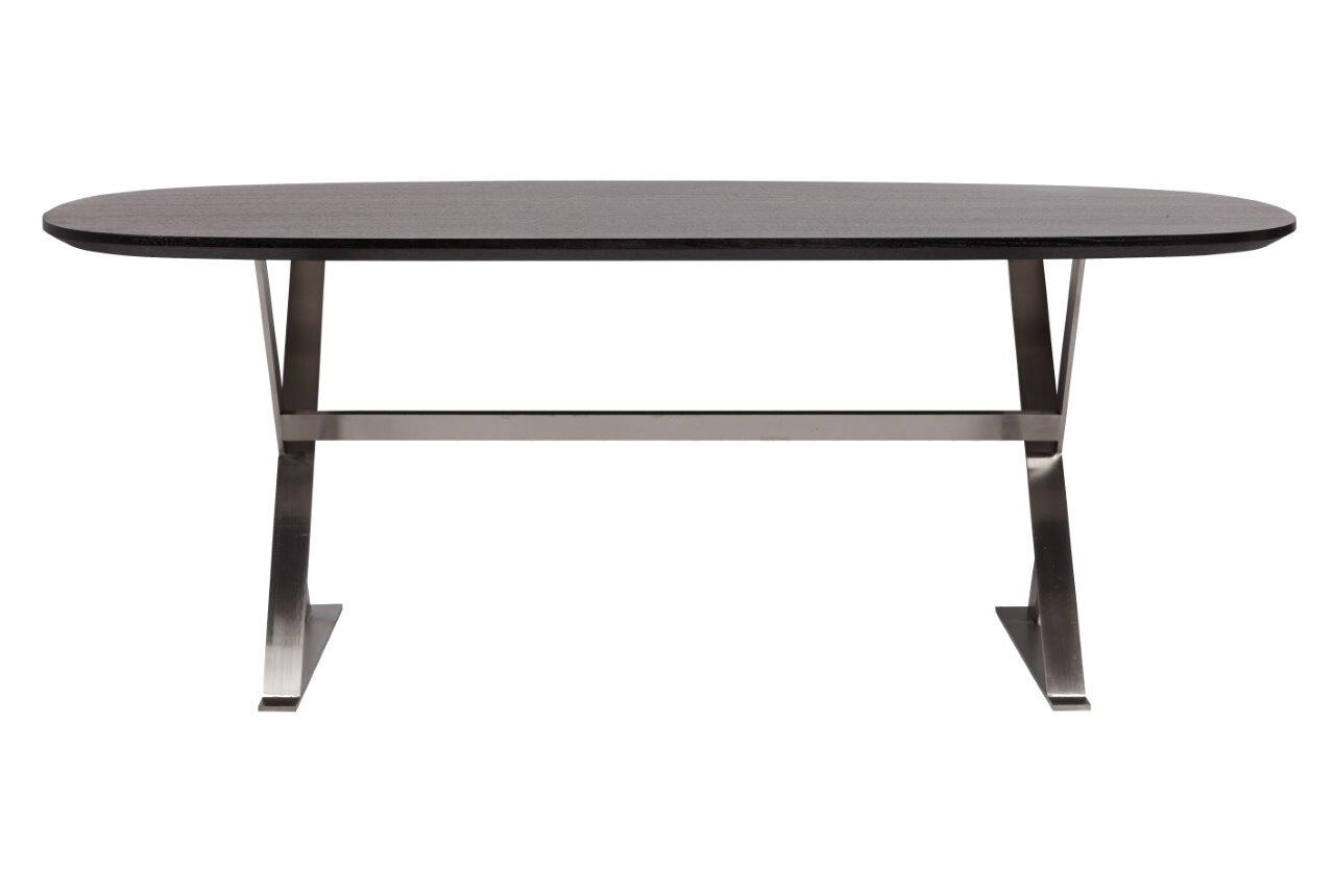 Обеденный стол овальный черный 200 см Bellini Black Two - изображение 3