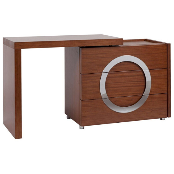 Туалетный столик деревянный с ящиками Towens Walnut - изображение 1
