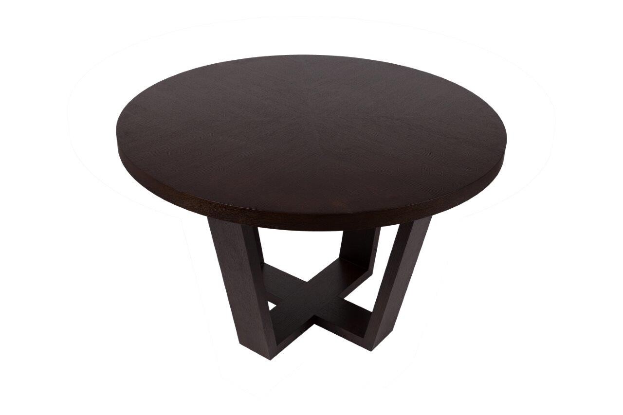 Обеденный стол круглый деревянный малый 120 см Joseph - изображение 3