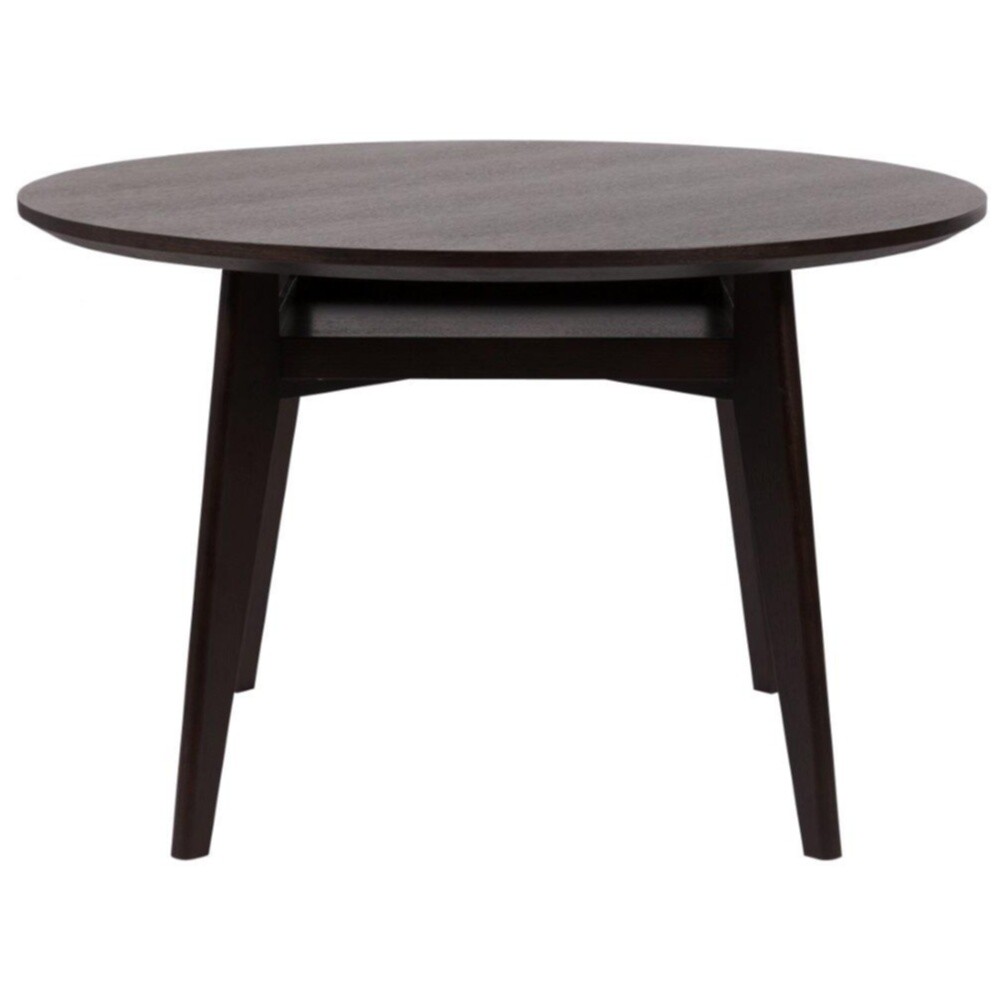 Обеденный стол круглый коричневый 120 см Daphne Oldwood - изображение 3
