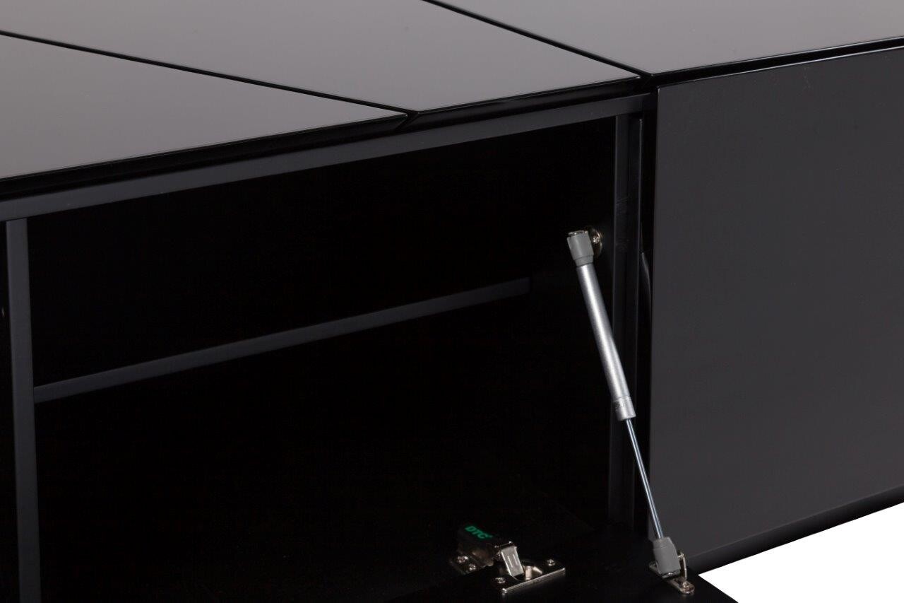 Тумба под телевизор длинная черная Carolina Starville - изображение 3