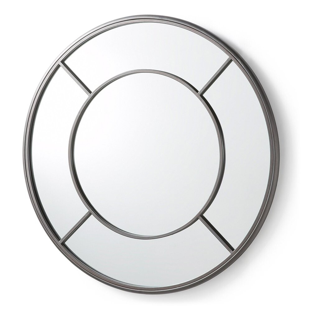 Зеркало круглое черное в двойной раме диаметр 82 см Desmond от La Forma