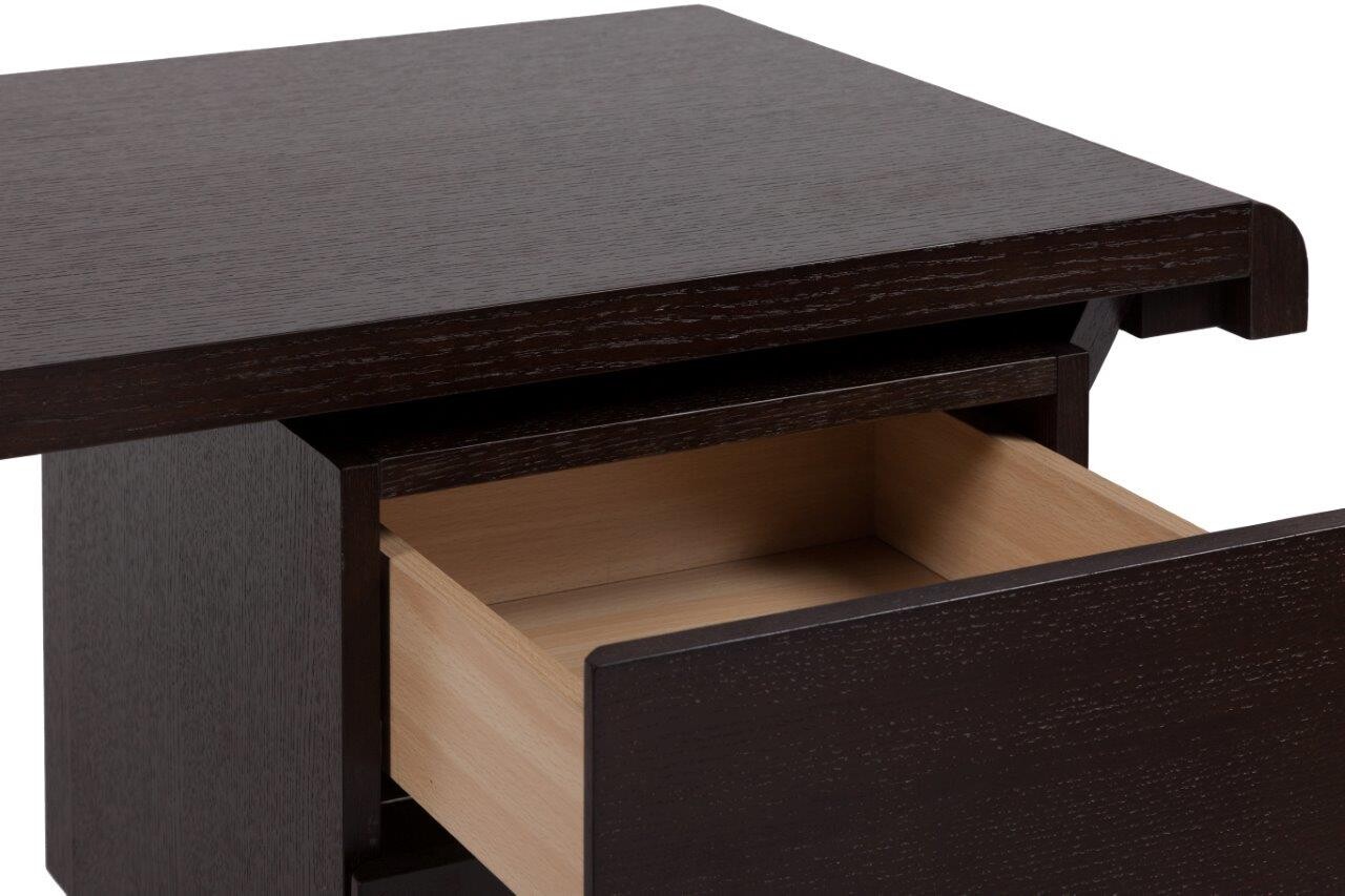 Письменный стол с ящиками коричневый Preston Brown - изображение 2