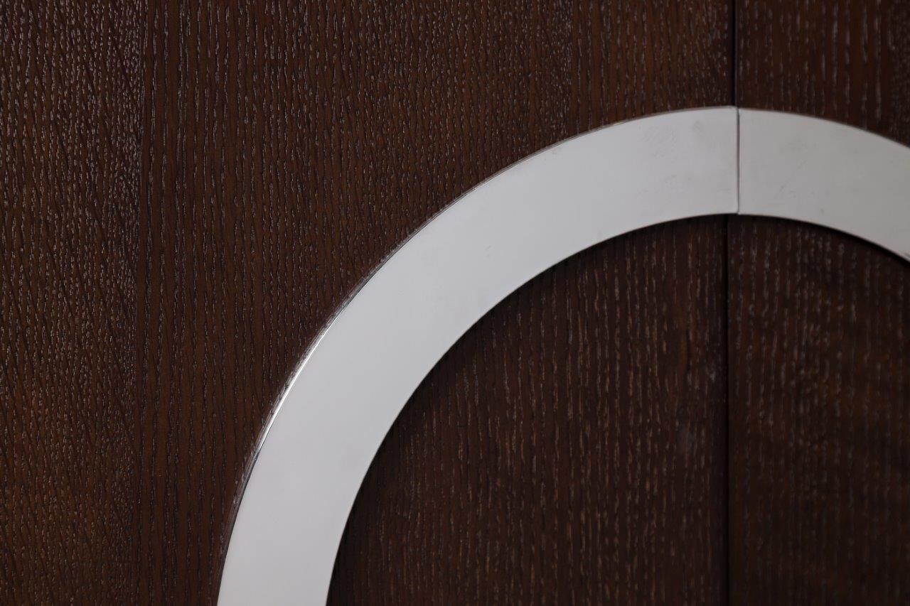 Шкаф распашной четырехдверный коричневый Solana - изображение 2